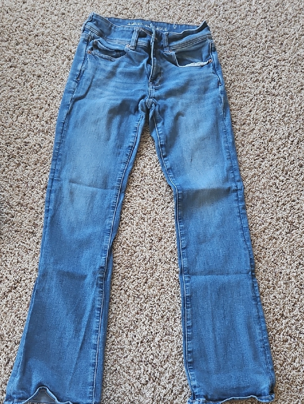 American Eagle Outfitters Medium Blue kick boot Jeans